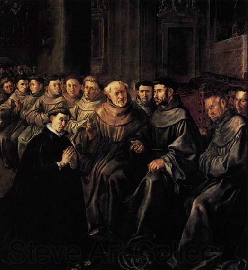 HERRERA, Francisco de, the Elder St Bonaventure Enters the Franciscan Order Spain oil painting art